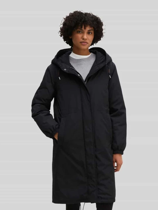 Zdjęcie produktu parka o kroju regular fit z kołnierzem z kapturem Marc O'Polo Ciemnoniebieski
