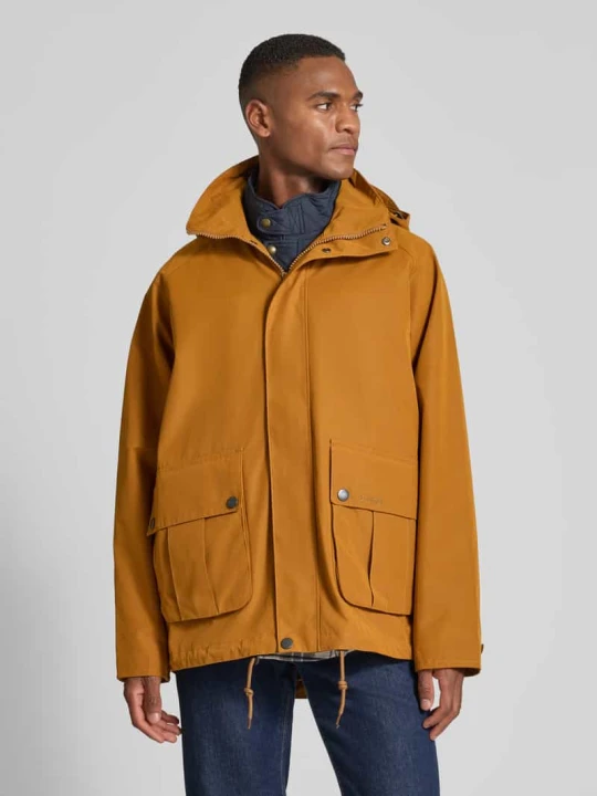 Zdjęcie produktu Parka o luźnym kroju z odpinanym kapturem Barbour Złoty