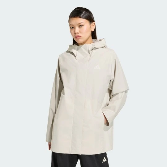 Zdjęcie produktu PARKA PRZECIWDESZCZOWA ESSENTIALS Adidas beżowy