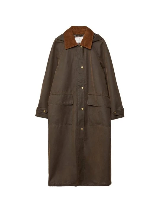 Zdjęcie produktu Parka Stradivarius ciemnobrązowy