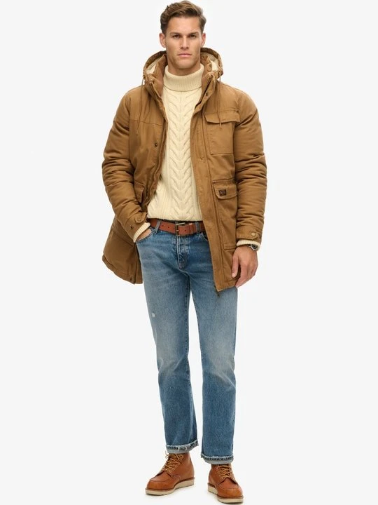 Zdjęcie produktu Parka Superdry brązowy