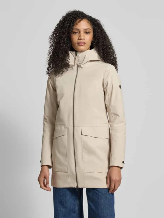 Zdjęcie produktu Parka w kroju regular fit z aplikacją z logo Model 'Folka' Didriksons Piaskowy