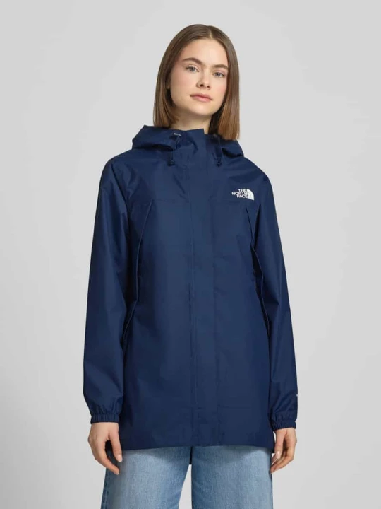 Zdjęcie produktu Parka w kroju regular fit z nadrukiem z logo model 'Antora' The North Face Granatowy