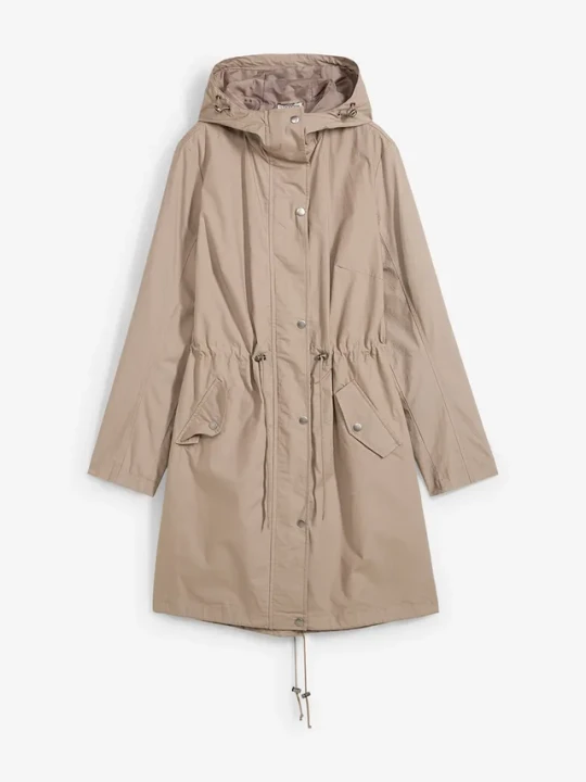 Zdjęcie produktu Parka z kapturem BonPrix brązowy