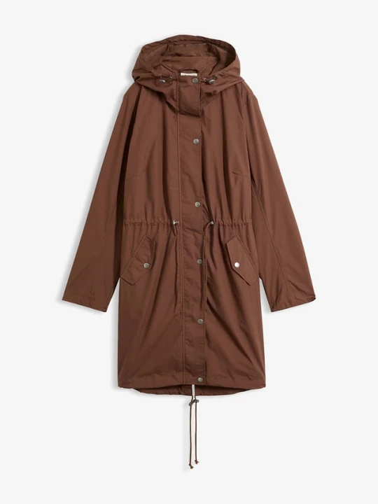 Zdjęcie produktu Parka z kapturem BonPrix brązowy