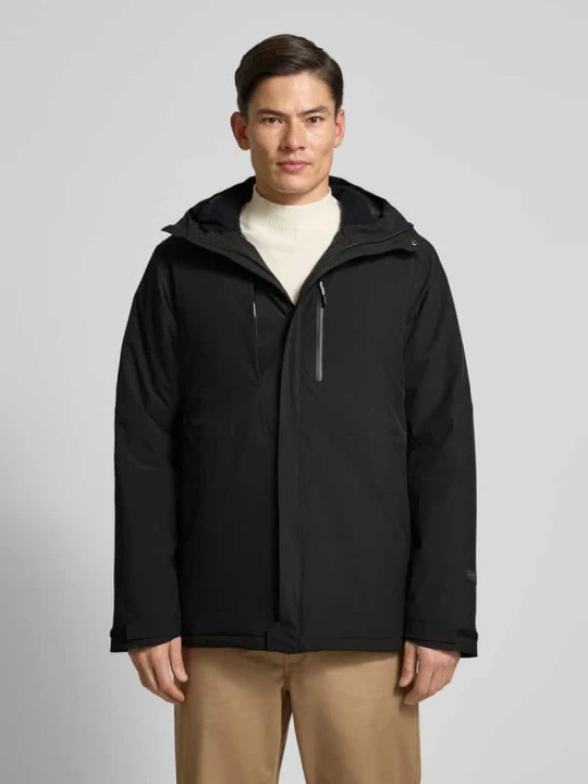 Zdjęcie produktu Parka z kapturem i patkami na rękawach model ‘BAKERHILL’ icepeak Czarny