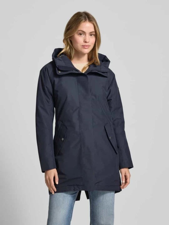 Zdjęcie produktu Parka z kapturem model „ALANA” Didriksons Ciemnoniebieski