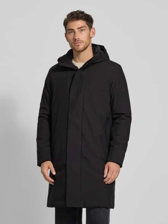 Zdjęcie produktu Parka z kapturem model ‘BARRY’ Save The Duck Czarny