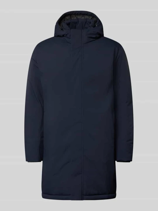 Zdjęcie produktu parka w kroju regular fit z kapturem model 'Crauler' Boss Granatowy