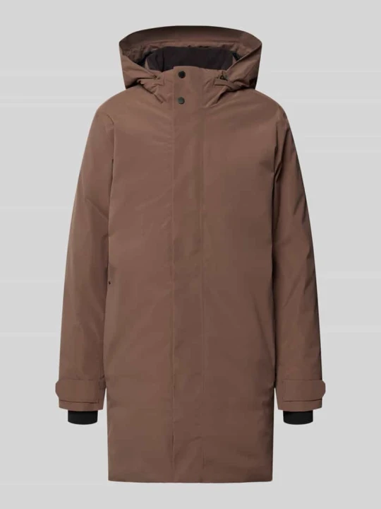 Zdjęcie produktu Parka z kapturem model 'HEKTOR' Didriksons Ciemnobrązowy