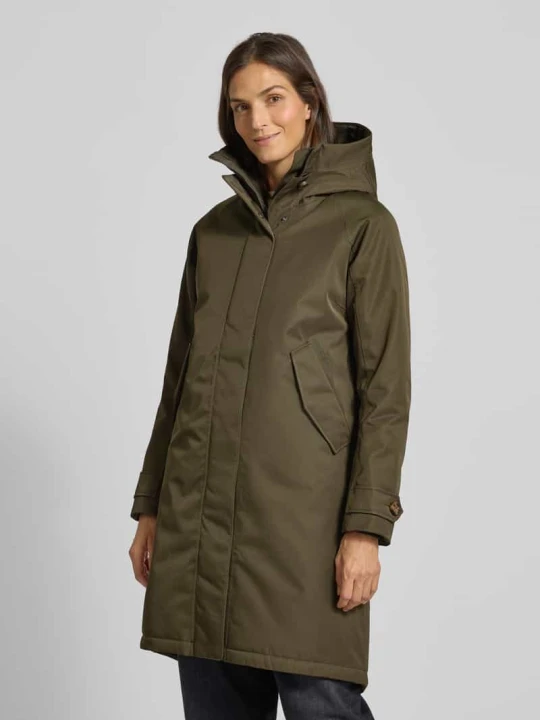 Zdjęcie produktu Parka z kapturem model ‘LUNA’ Didriksons Ciemnozielony