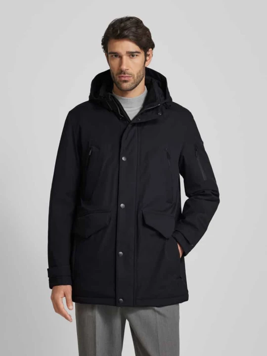 Zdjęcie produktu Parka z kapturem model ‘Rainseries’ Bugatti Granatowy