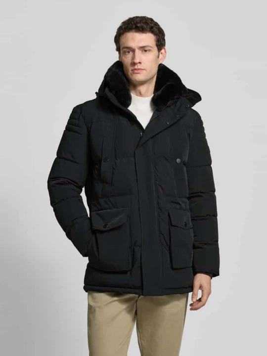 Zdjęcie produktu Parka z kapturem od NAUTGÅRD 'J-LHOTSE 226' Czarny