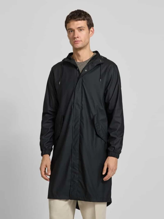 Zdjęcie produktu Parka z kapturem Rains Czarny