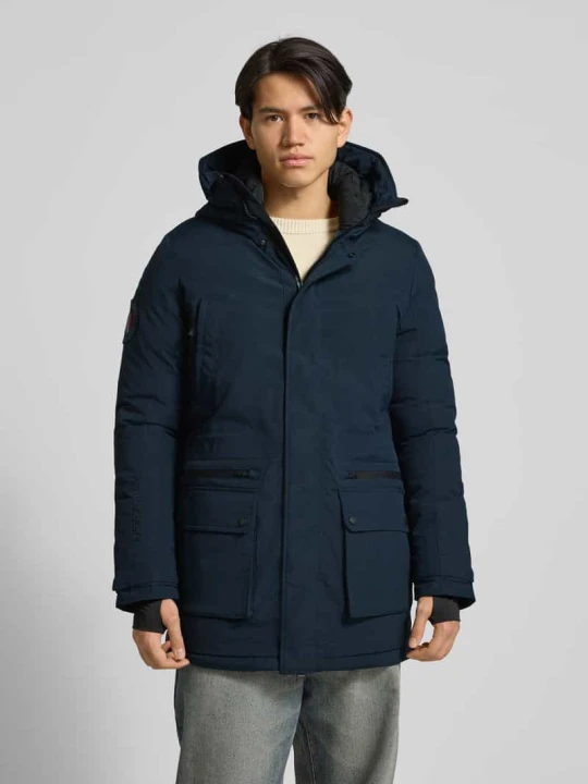 Zdjęcie produktu Parka z kapturem Superdry Granatowy