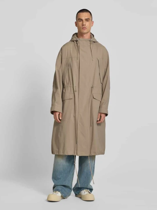 Zdjęcie produktu Parka z kieszeniami z patką Maison Kitsuné Jasnobrązowy
