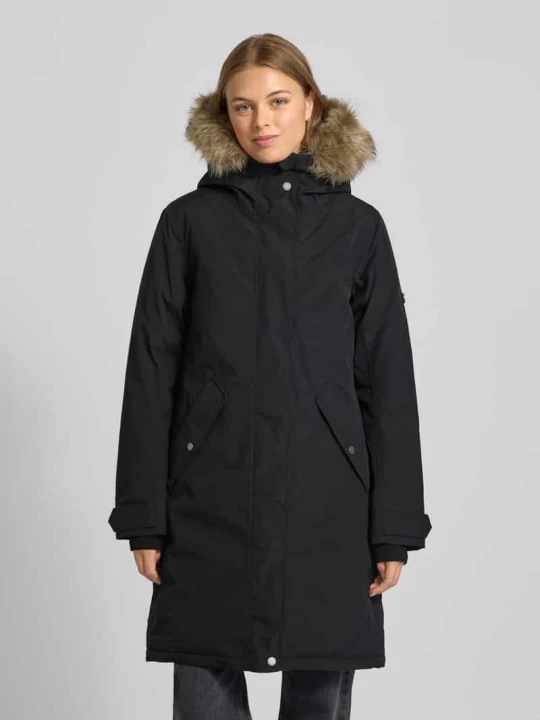 Zdjęcie produktu Parka z kieszeniami z patką model „ERNA” Didriksons Czarny
