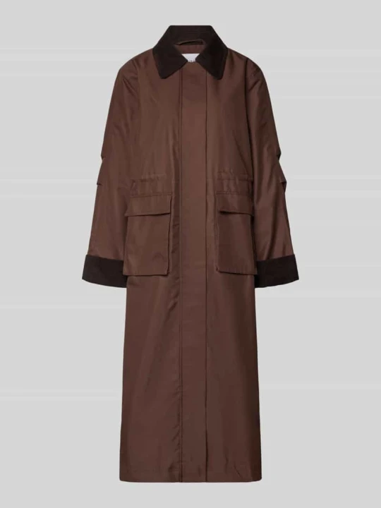 Zdjęcie produktu Parka z mieszanki bawełny model 'ANCA' Y.A.S Ciemnobrązowy