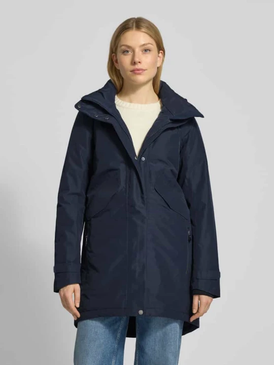 Zdjęcie produktu Parka z odpinanym kapturem model ‘INDRA’ Didriksons Granatowy