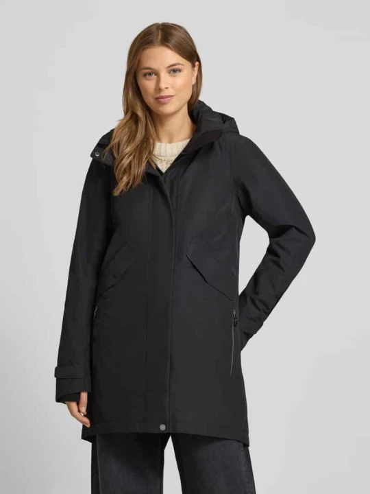 Zdjęcie produktu Parka z odpinanym kapturem model ‘INDRA’ Didriksons Czarny