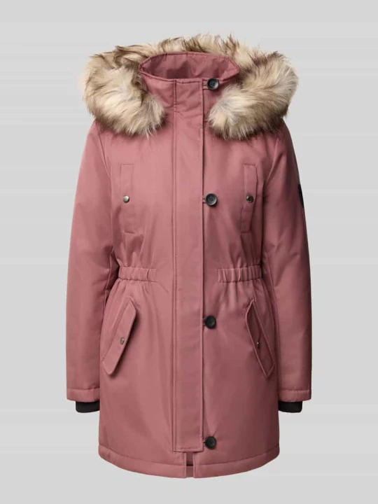 Zdjęcie produktu Parka z odpinanym kapturem ze sztucznego futra Only Trzcinowy
