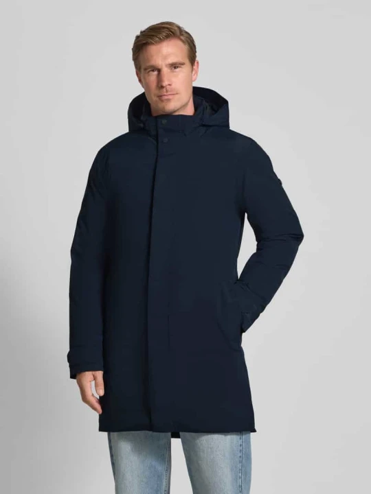 Zdjęcie produktu Parka z patkami na rękawach model ‘HEKTOR’ Didriksons Granatowy