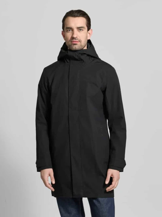 Zdjęcie produktu Parka z patkami przy mankietach Model 'GEORGE' Didriksons Czarny