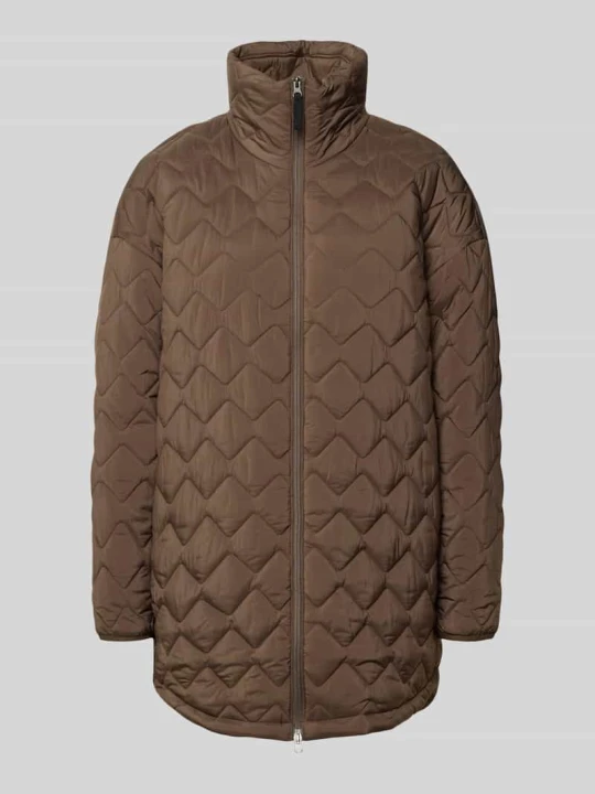 Zdjęcie produktu Parka z pikowaniem i stójką model 'NIMA' Didriksons Średniobrązowy