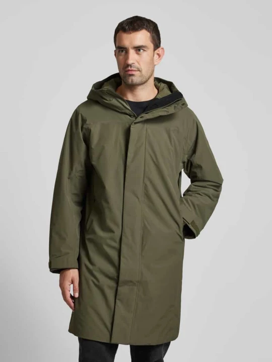 Zdjęcie produktu Parka z wpuszczanymi kieszeniami model ‘Treeline’ Peak Performance Oliwkowy
