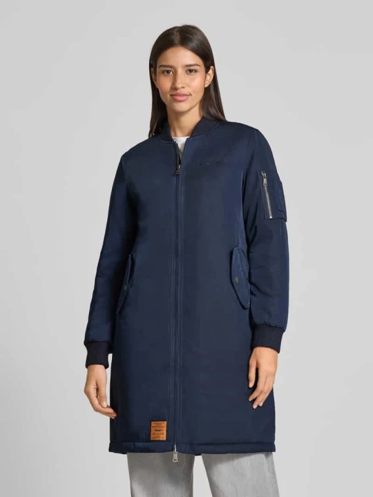 Zdjęcie produktu Parka ze stójką i dwustronnym zamkiem błyskawicznym ORIGINAL BOMBERS Granatowy
