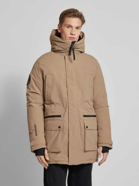 Zdjęcie produktu Parka ze stójką Superdry Piaskowy