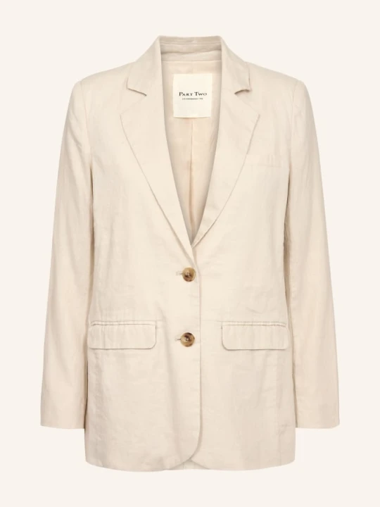 Zdjęcie produktu Part Two Blezer Z Lnu beige ECRU