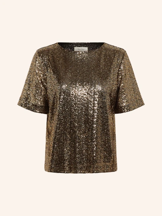 Zdjęcie produktu Part Two Bluzka Viggipw Z Cekinami gold