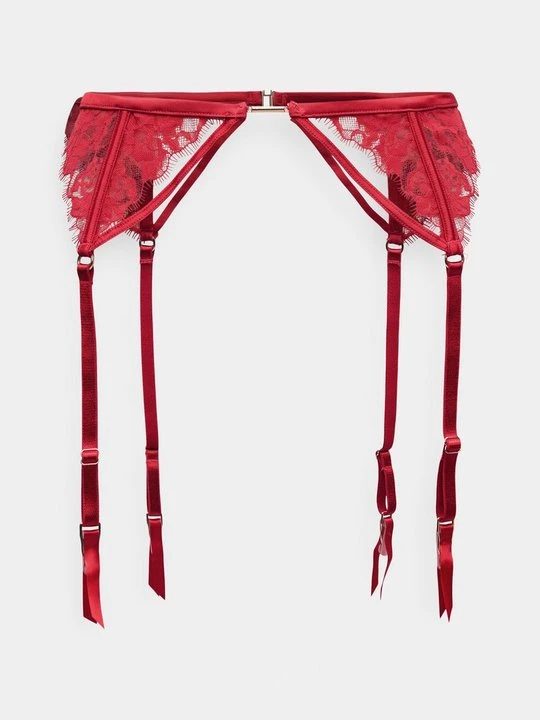 Zdjęcie produktu Pas do pończoch i Podwiązki Hunkemöller czerwony
