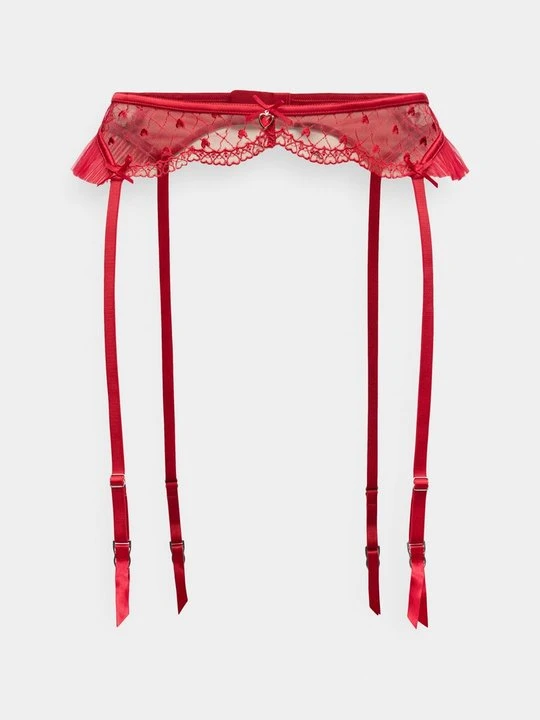 Zdjęcie produktu Pas do pończoch i Podwiązki Hunkemöller czerwony