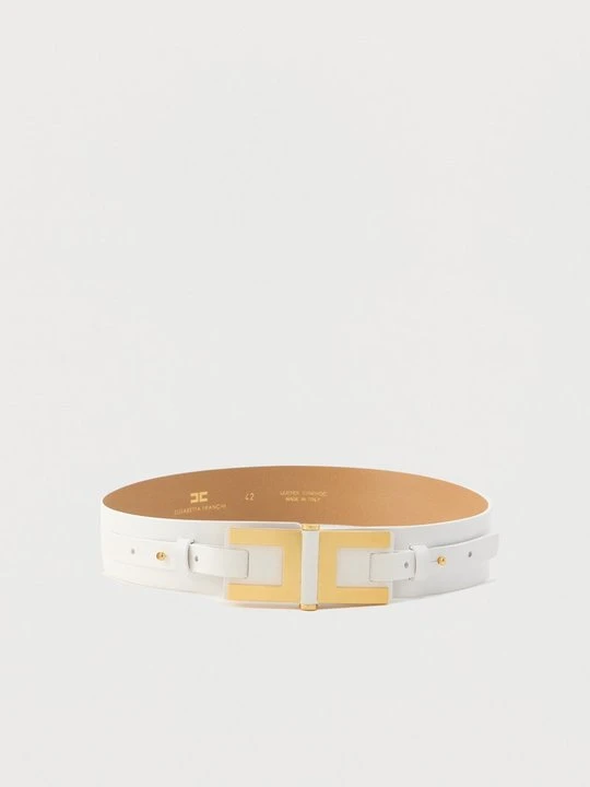 Zdjęcie produktu Pas Elisabetta Franchi biały