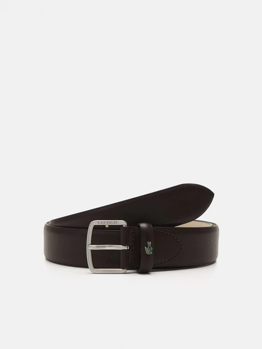 Zdjęcie produktu Pas Lacoste ciemnobrązowy