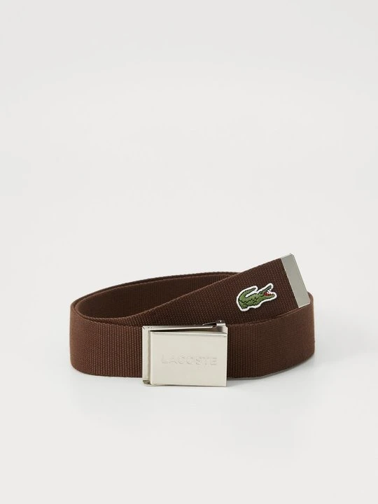 Zdjęcie produktu Pas Lacoste ciemnobrązowy