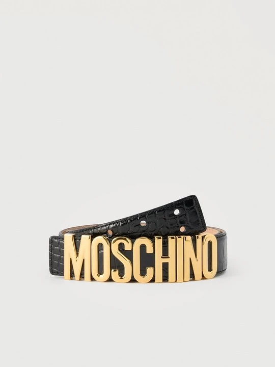 Zdjęcie produktu Pas MOSCHINO czarny