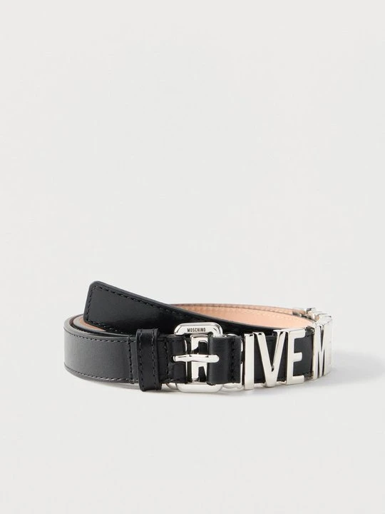 Zdjęcie produktu Pas MOSCHINO czarny