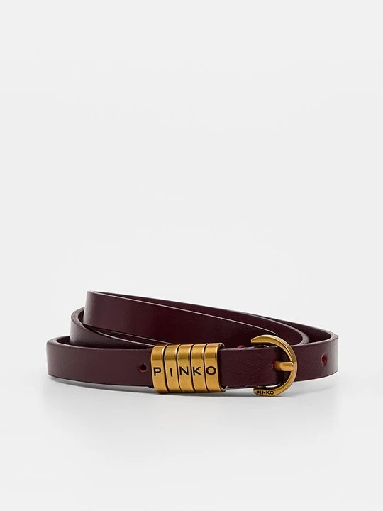 Zdjęcie produktu Pas Pinko bordowy