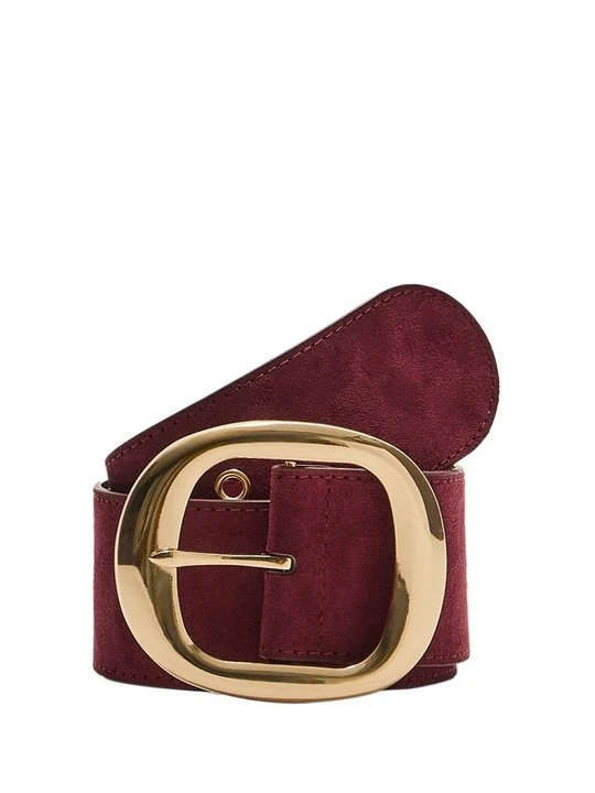 Zdjęcie produktu Pas Stradivarius ciemnoczerwony melanż