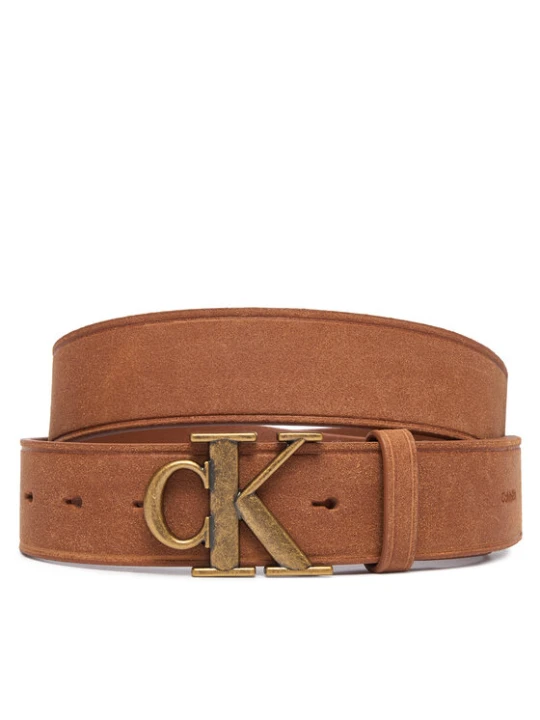 Zdjęcie produktu Pasek Calvin Klein Ck Buckle Suede 35Mm Fixed LV04D7126G Brązowy