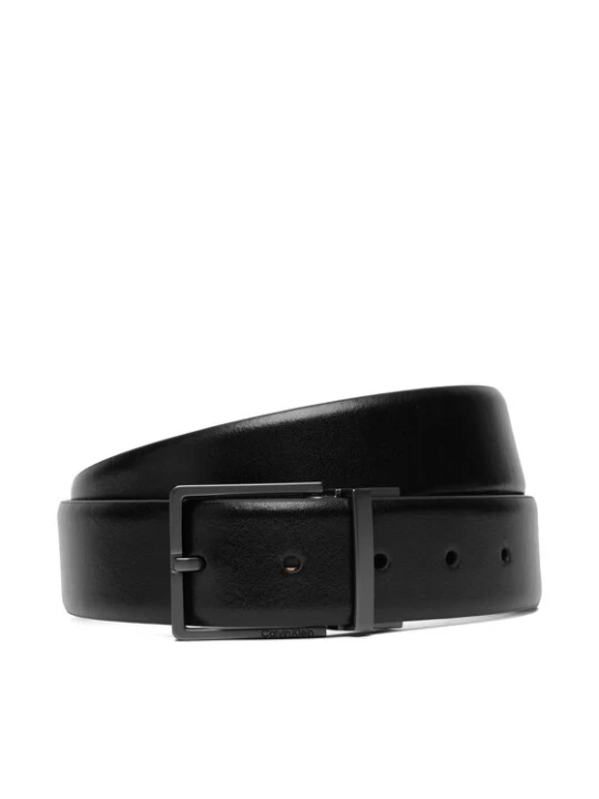 Zdjęcie produktu Pasek Calvin Klein Square Buckle Smooth Adj LV04D7147G Czarny