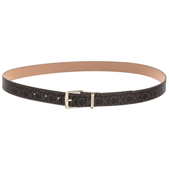 Zdjęcie produktu Pasek CK Must Sqr Belt 25mm Mono K60K610384 0HD Brown Mono (CK186-a) Calvin Klein