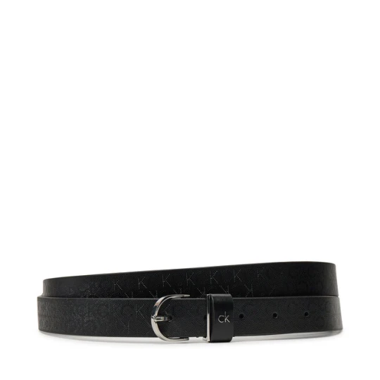Zdjęcie produktu Pasek Damski Calvin Klein Ck Metal Round Buckle 2.5_Mono K60K613150 Czarny