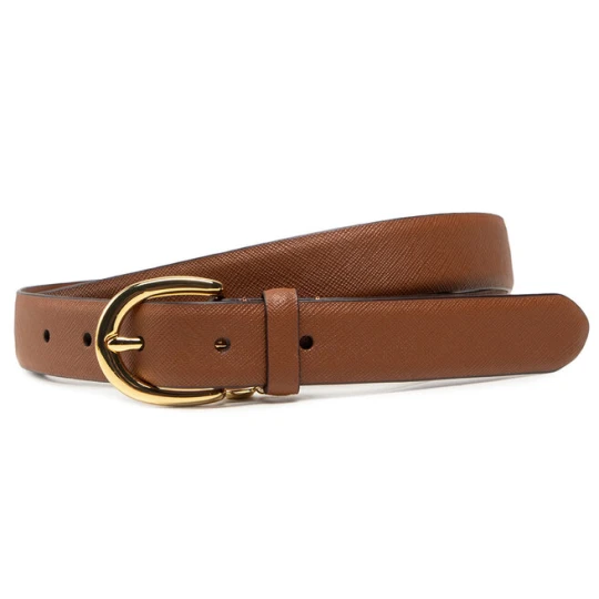Zdjęcie produktu Pasek Damski Lauren Ralph Lauren Charm Classc 412802952005 Brązowy