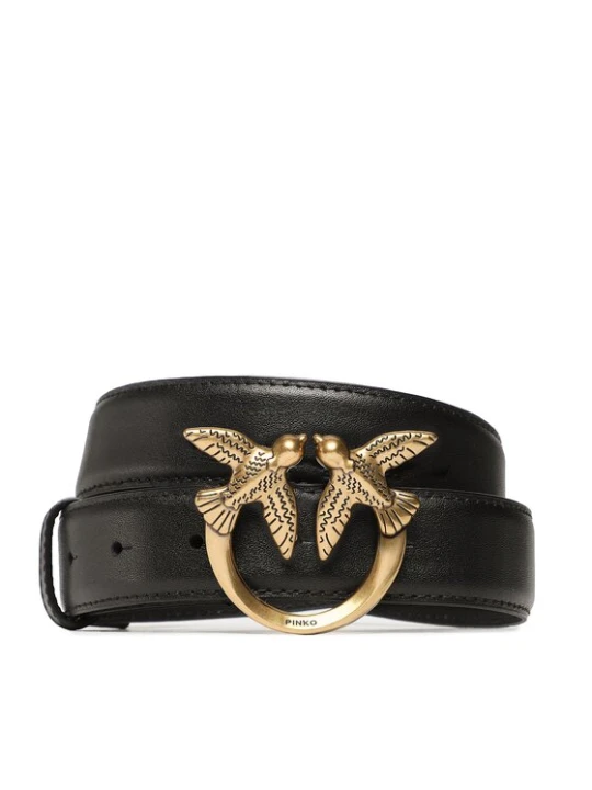 Zdjęcie produktu Pasek Damski Pinko Love Berry H3 Belt PE 23 PLT01 100125 A0F1 Czarny