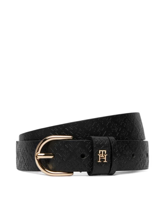 Zdjęcie produktu Pasek Damski Tommy Hilfiger Ess Effortless 2.5 Go Mono AW0AW18856 Czarny