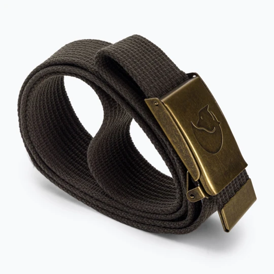 Zdjęcie produktu Pasek do spodni Fjällräven Canvas Brass Belt mountain grey Zielony